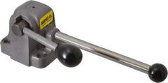 Heinrich - 3-3/16" Base Width/Diam, Work Positioner - 9" Bar Length, 3-5/16" Base Length, 2-7/8" Max Height, Model Number 2-FL - Exact Tool & Supply