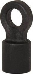 Schaefer Brush - 2" Long, 3/8" NPT Female, Aluminum Pull Ring - 1-1/4" Diam, For Use with Tube Brushes & Scrapers - Exact Tool & Supply