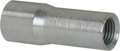 Schaefer Brush - 2" Long, 3/8" NPT Female, Galvanized Steel Adapter - 1" Diam, 1/4" NPT Female, For Use with Tube Brushes & Scrapers - Exact Tool & Supply