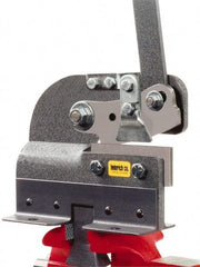 Heinrich - 4-3/8 Inch Long x 8 Inch Wide x 3-1/2 Inch Deep x 7 Inch High, Hand Slitting Bench Shear - 1/8 Inch Mild Steel Capacity - Exact Tool & Supply