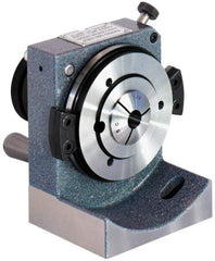 Harig - 5C Compatible, 24 Increment, Horizontal Standard Collet Indexer - 3" High Center, 1" Max Collet Capacity, 4" Wide x 3-1/4" Deep Base, 5-41/64" Overall Height, Manual Operation - Exact Tool & Supply