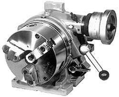 Interstate - 24 Position, 8" Chuck, Super Indexing Spacer - 6.1" High Centerline, 2-1/4" Chuck Through Hole - Exact Tool & Supply