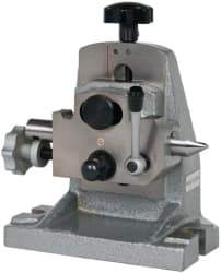 Phase II - 3.5000 to 4.0000" Centerline Height, Tailstock - Adjustable, 5C Compatible Collet Series, Use with Collet Index Fixtures - Exact Tool & Supply