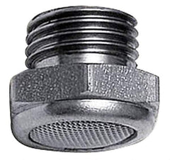 Legris - 1/2 BSPP, 27mm Hex, Exhaust Muffler - 175 Max psi, 108 Decibel Rating, Stainless Steel - Exact Tool & Supply