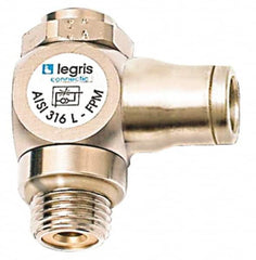 Legris - 3/8 Flow Control Elbow Valve - Exact Tool & Supply