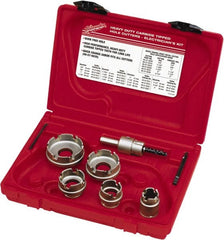Milwaukee Tool - 7 Piece, 7/8" to 2" Saw Diam, Hole Saw Kit - Exact Tool & Supply