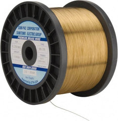 Global EDM - Brass Hard Grade Electrical Discharge Machining (EDM) Wire - 99 Lbs. Max Tensile Strength - Exact Tool & Supply