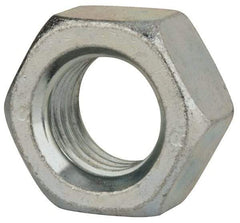 Value Collection - M30x3.50 Steel Right Hand Hex Nut - 46mm Across Flats, 24mm High, Zinc-Plated Finish - Exact Tool & Supply