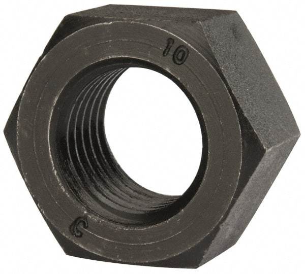 Value Collection - M36x4.00 Steel Right Hand Hex Nut - 55mm Across Flats, 29mm High, Uncoated - Exact Tool & Supply