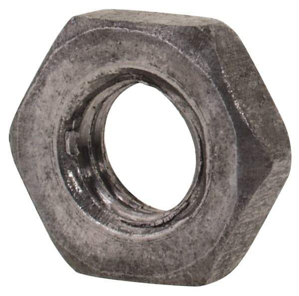 Value Collection - M4x0.70 Steel Right Hand Hex Jam Nut - 7mm Across Flats, 2.2mm High, Uncoated - Exact Tool & Supply