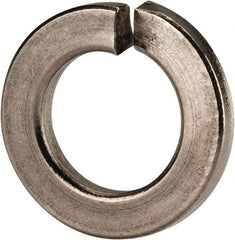 Value Collection - 9/16", 0.141" Thick Split Lock Washer - 18-8 Stainless Steel, Uncoated, 0.564" Min ID, 0.574" Max ID, 0.965" Max OD - Exact Tool & Supply