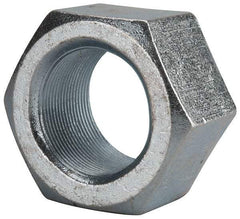 Value Collection - 2-12 UN Steel Right Hand Hex Nut - 3" Across Flats, 1-23/32" High, Zinc Clear Finish - Exact Tool & Supply