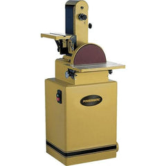 Powermatic - 48 Inch Long x 6 Inch Wide Belt, 12 Inch Diameter, Combination Sanding Machine - 3/4 HP, Single Phase - Exact Tool & Supply