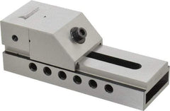 Interstate - 2" Jaw Width, 2-1/2" Jaw Opening Capacity, 1" Jaw Height, Toolmaker's Vise - Flat Jaw, 0.0002" Parallelism, 0.0002" Squareness, 5-1/2" OAL x 1-31/32" OAH - Exact Tool & Supply