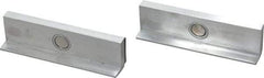 Wilton - 4" Jaw Width, Rubber Covered Aluminum, Vise Jaw Cap - Magnetic Attachment - Exact Tool & Supply