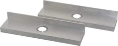 Wilton - 4-1/2" Jaw Width, Rubber Covered Aluminum, Vise Jaw Cap - Magnetic Attachment - Exact Tool & Supply