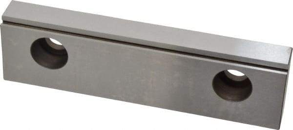Kurt - 6" Wide x 1.635" High x 0.725" Thick, Step Vise Jaw - Steel, Fixed Jaw, Compatible with 6" Vises - Exact Tool & Supply