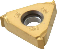 Seco - 16NR Internal Right Hand 18 UN Laydown Threading Insert - Grade CP500, TiAlN/TiN Coated Carbide - Exact Tool & Supply