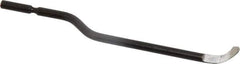 Shaviv - E Right-Handed High Speed Steel Deburring Swivel Blade - Use on Cross Hole Surfaces, Adjustable - Exact Tool & Supply