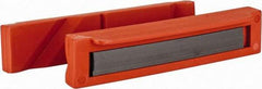 Flexbar - 5" Jaw Width, Nylon, Bowed Vise Jaw Cap - Magnetic Attachment - Exact Tool & Supply