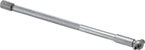 SPI - 5/16 to 1/2 Inch, 5-7/8 Inch Overall Length, Telescoping Gage - 4 Inch Long Handle, Hardened Tool Steel, Satin Chrome Finish - Exact Tool & Supply