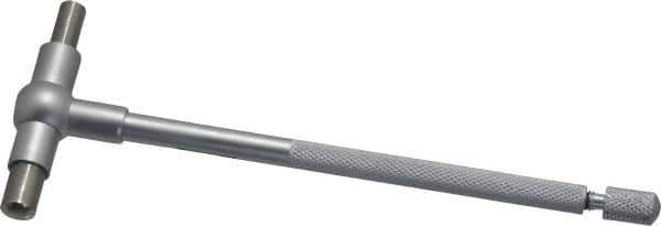 SPI - 1-1/4 to 2-1/8 Inch, 5-7/8 Inch Overall Length, Telescoping Gage - 5 Inch Long Handle, Hardened Tool Steel, Satin Chrome Finish - Exact Tool & Supply