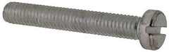 Value Collection - M6x1.00, 40mm Length Under Head Slotted Drive Machine Screw - Cheese Head, Grade 4.8 Steel, Zinc-Plated Finish, Without Washer - Exact Tool & Supply