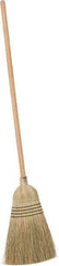 PRO-SOURCE - 60" OAL Corn Bristle Broom - Wood Handle - Exact Tool & Supply