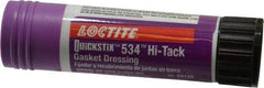 Loctite - 19 g Stick Purple Polyurethane Gasket Sealant - 300.2°F Max Operating Temp, 24 hr Full Cure Time, Series 534 - Exact Tool & Supply
