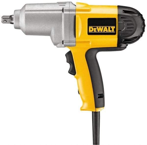 DeWALT - 1/2 Inch Drive, 345 Ft./Lbs. Torque, Pistol Grip Handle, 2,100 RPM, Impact Wrench - 7.5 Amps, 110 Volts - Exact Tool & Supply