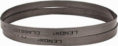 Lenox - 10 to 14 TPI, 7' 9" Long x 3/4" Wide x 0.035" Thick, Welded Band Saw Blade - Bi-Metal, Toothed Edge, Modified Raker Tooth Set, Flexible Back, Contour Cutting - Exact Tool & Supply