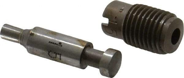 Roper Whitney - 5/32" Round Punch & Die Set - 1-3/4" Deep, for Use with Roper Whitney #5 Set (MSC #09271024) - Exact Tool & Supply