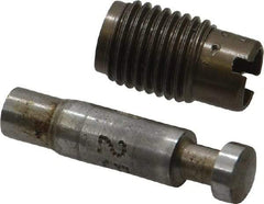 Roper Whitney - 1/4" Round Punch & Die Set - 1-3/4" Deep, for Use with Roper Whitney #5 Set (MSC #09271024) - Exact Tool & Supply