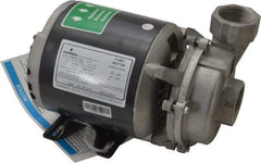 American Machine & Tool - 115 VAC Volt, 1/4 hp, Cast Aluminum Utility Pump - 12 Max Head Pressure, 500GPH - Exact Tool & Supply