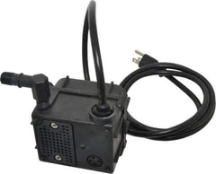 Little Giant Pumps - 1/60 HP, 2 psi, Nylon Miniature Submersible Pump - 1/4 Inch Outlet, 6 Ft. Long Power Cord, 0.5 Amp - Exact Tool & Supply