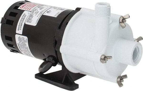 Little Giant Pumps - 1/30 HP, 14.6 Shut Off Feet, Magnetic Drive Pump - 3100 RPM, 1 Phase, 60 Hz - Exact Tool & Supply
