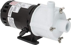 Little Giant Pumps - 1/30 HP, 14.6 Shut Off Feet, Magnetic Drive Pump - 3100 RPM, 1 Phase, 60 Hz - Exact Tool & Supply