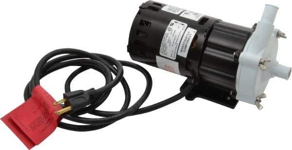 Little Giant Pumps - 1/25 HP, 19 Shut Off Feet, Magnetic Drive Pump - 3000 RPM, 1 Phase, 60 Hz - Exact Tool & Supply