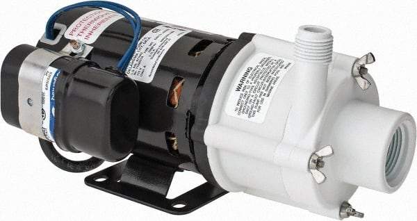 Little Giant Pumps - 1/10 HP, 24.3 Shut Off Feet, Magnetic Drive Pump - 1 Phase, 60 Hz - Exact Tool & Supply