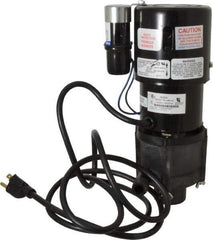 Little Giant Pumps - 1/10 HP, 10-1/2 Working PSI, 24.3 Shut Off Feet, Magnetic Drive Pump - 3000 RPM, 1 Phase, 60 Hz, 1.7 Amps - Exact Tool & Supply
