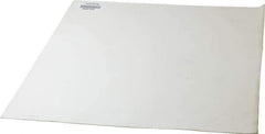 Made in USA - 12" Long, 12" Wide, Silicone Rubber Foam Sheet - 50 to 60 Durometer, White, -20 to 500°F, 640 psi Tensile Strength, Adhesive Backing, Stock Length - Exact Tool & Supply