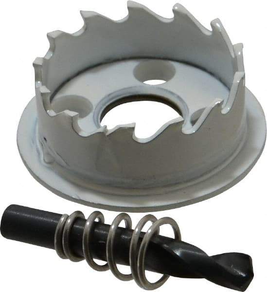 Lenox - 1-1/2" Diam, 1/2" Cutting Depth, Hole Saw - Carbide-Tipped Saw, Toothed Edge - Exact Tool & Supply
