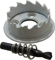 Lenox - 1-1/2" Diam, 1/2" Cutting Depth, Hole Saw - Carbide-Tipped Saw, Toothed Edge - Exact Tool & Supply
