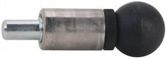 Gibraltar - 1/2" Pin Diam, 0.61" Usable Length, Ball Knob Handle Quick Release Pin - 3-5/8" OAL, Plastic Handle - Exact Tool & Supply