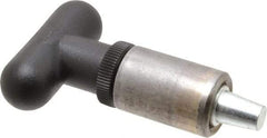 Gibraltar - 1/2" Pin Diam, 0.61" Usable Length, T Handle Quick Release Pin - 3-3/4" OAL, Plastic Handle - Exact Tool & Supply
