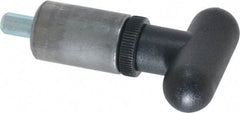 Gibraltar - 3/8" Pin Diam, 0.6" Usable Length, T Handle Quick Release Pin - 3-3/4" OAL, Plastic Handle - Exact Tool & Supply