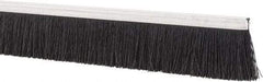PRO-SOURCE - 1/2" Back Strip Brush Width, Metal Black Nylon Strip Brush - 1" Bristle Length, Nylon, 36" OAL - Exact Tool & Supply