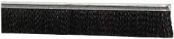 PRO-SOURCE - 1/2" Back Strip Brush Width, Metal Black Nylon Strip Brush - 1" Bristle Length, Nylon, 72" OAL - Exact Tool & Supply