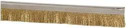 PRO-SOURCE - 5/16" Back Strip Brush Width, Stainless Steel Back Strip Brush - 1" Bristle Length, Stainless Steel, 36" OAL - Exact Tool & Supply