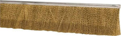 PRO-SOURCE - 5/16" Back Strip Brush Width, Stainless Steel Back Strip Brush - 2" Bristle Length, Stainless Steel, 36" OAL - Exact Tool & Supply